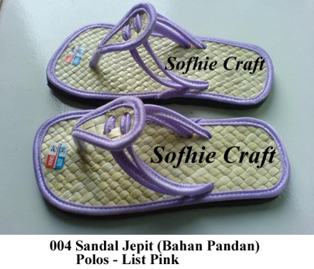  Sandal  Pandan Jepit Sendok Tali  Sofhie Craft